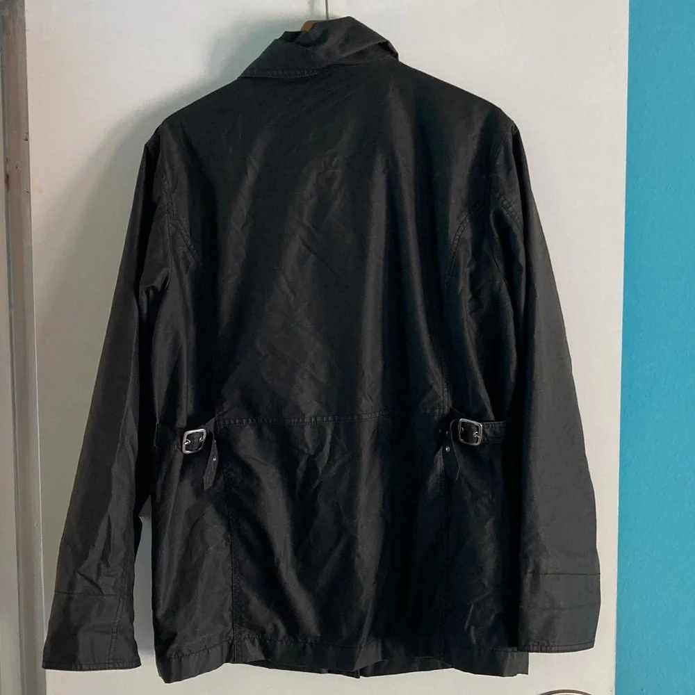 Vroom & Dreesmann VINTAGE Mens Size S Womens M Black Zip Front Casual Jacket